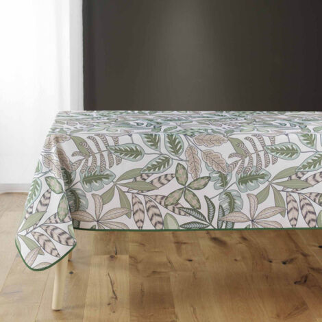 Nappe Imprimé "Beautaline" 150x240cm Vert