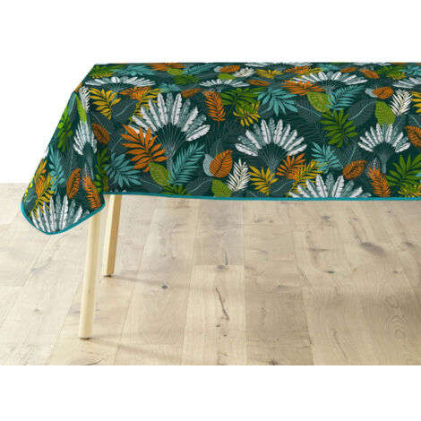 Nappe Imprimé "Panazio" 140x240cm Vert