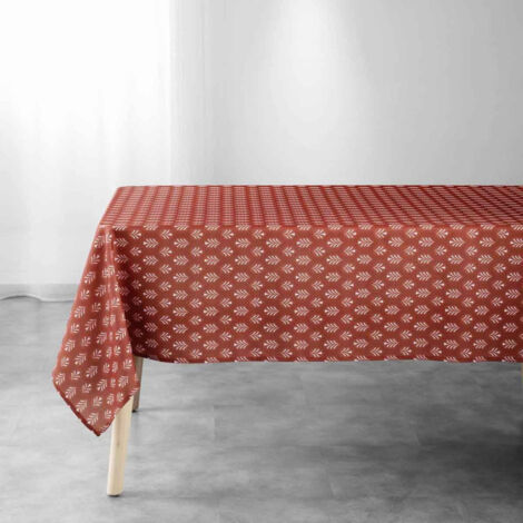 Nappe Imprimée "Manuella" 145x240cm Terracotta