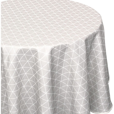 Nappe imprimée polyester PACO géométrique Rond 180x180 cm