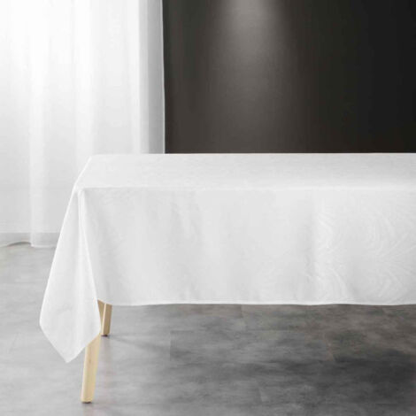 Nappe Jacquard "Lolly" 140x240cm Blanc