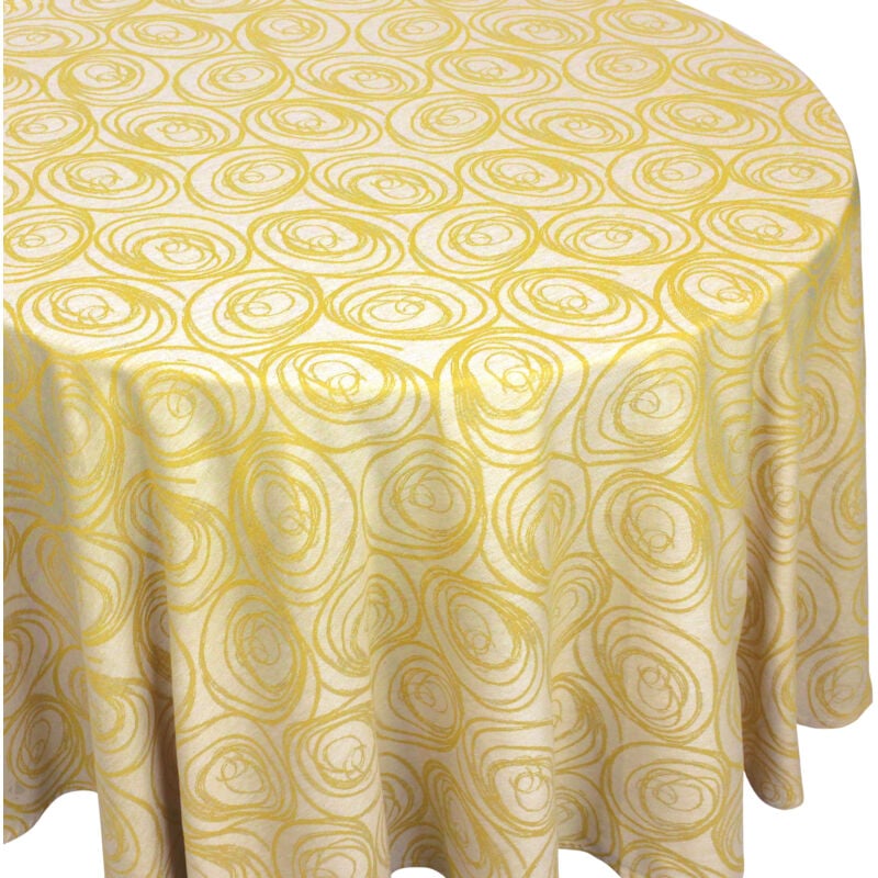 Linnea - Nappe Jacquard spirale Ovale 180x240 cm