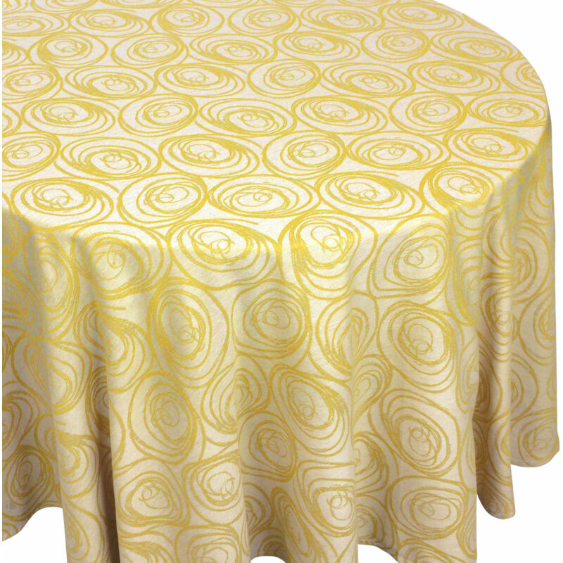 Linnea - Nappe Jacquard spirale Ovale 180x300 cm