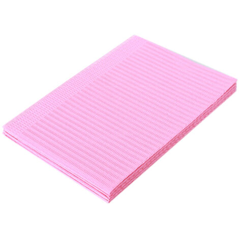 Nappe jetable 125 pièces imperméable anti-fuites pour salon d'ongles et cils, violette