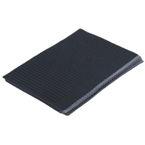 Nappe jetable 125 pièces imperméable anti-fuites pour salon ongles et cils, pratique et simple, couleur noire