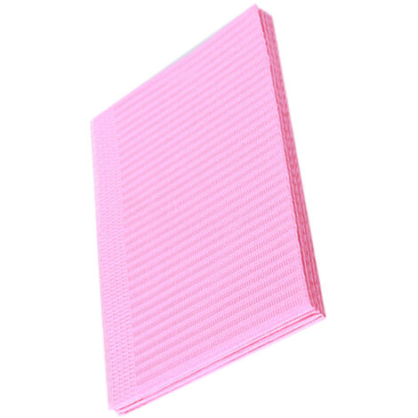Nappe jetable imperméable 125 unités pour salon de beauté, manucure et extensions de cils, couleur violet