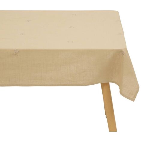 Nappe Joy 150x250cm beige lin - Atmosphera créateur d'intérieur