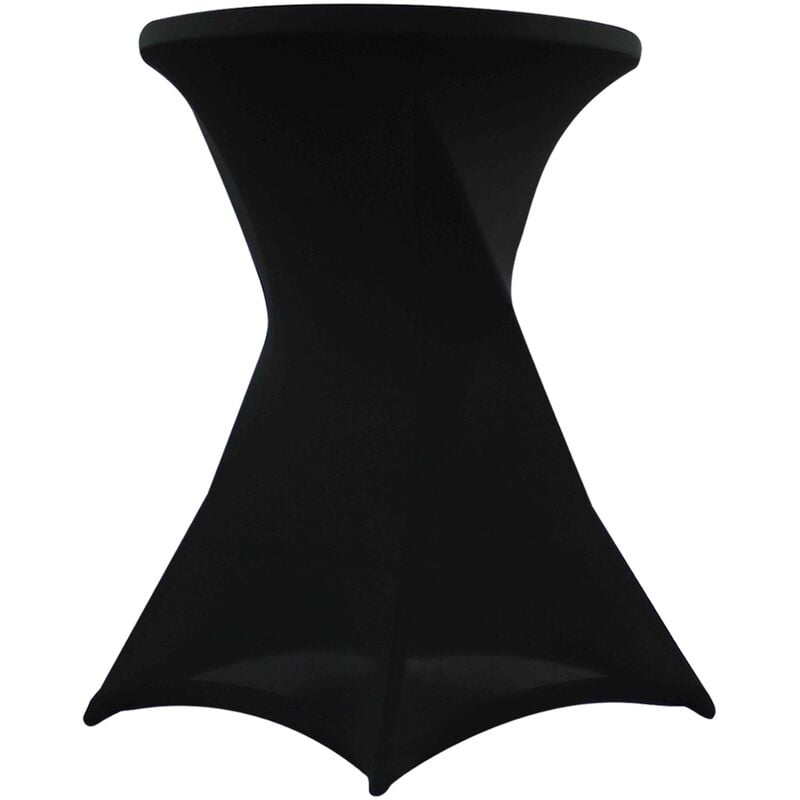 Oviala - Nappe ronde pour mange-debout noir