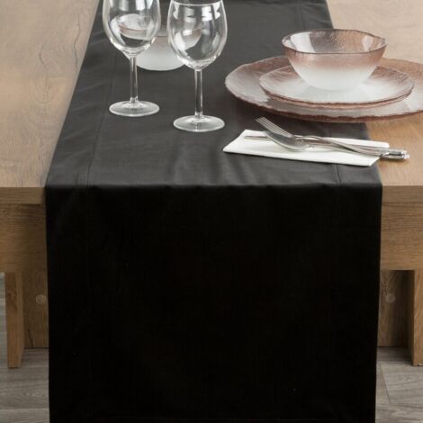 NAPPE MELINDA 220 X 140 CM NOIRE