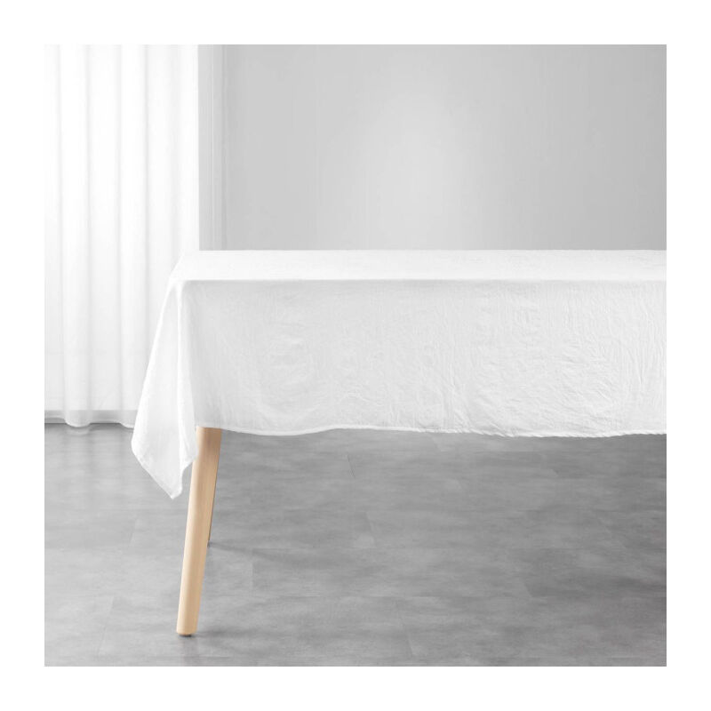 Nappe Microfibre 'Suzy' 140x240cm Blanc
