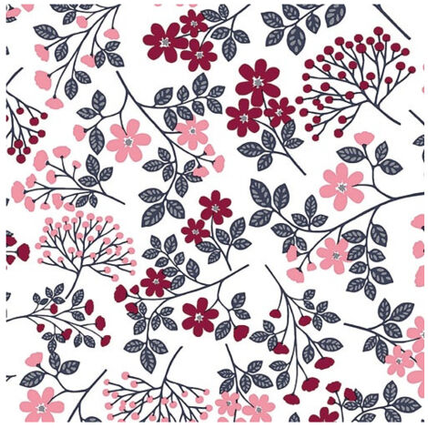 Nappe Noblessa Toile Cirée Spring Flowers 20mx140cm - Noblessa