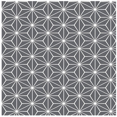 Nappe Noblessa Toile Cirée Stars Gris 20mx140cm - Noblessa