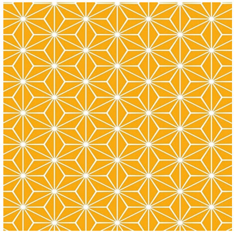 Nappe Noblessa Toile Cirée Stars Jaune 20mx140cm - Noblessa