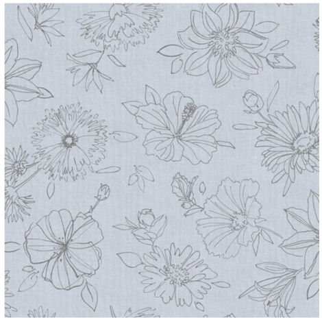 Nappe Ovale Manhattan Palmas Gris 150x250cm - D-c-table