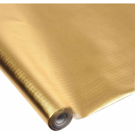 Nappe Plastique "Imperméable" 1,20x5m Or
