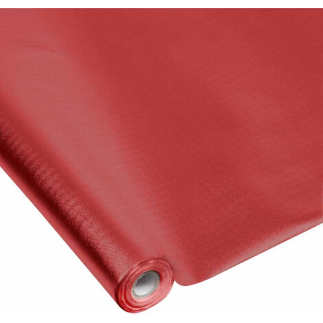 Nappe Plastique "Imperméable" 1,20x5m Rouge