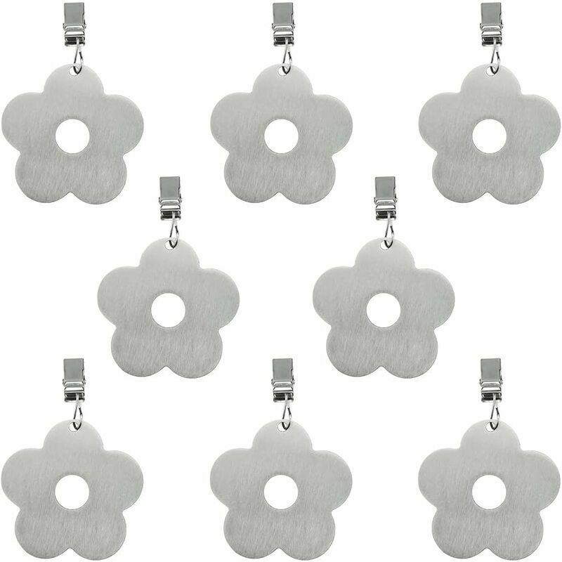 Nappe Poids Lourds Clips De Nappe De Fleur Clips De Nappe En Acier Inoxydable Argenté Clip De Fleur Clip De Nappe De Jardin Clip De Fixation Pour