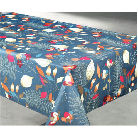 Nappe Polyester 140x240cm Oxana Gris Sur Cintre - Access Deco