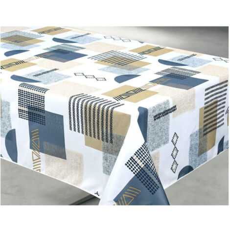 Nappe Polyester 140x240cm Tessa Gris Sur Cintre - Access Deco