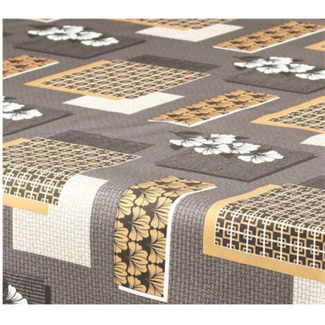 Nappe Polyester Ronde ø160cm Aurore Gris Sur Cintre - Access Deco