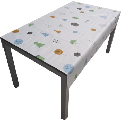 Nappe PVC Base Polyester Anti-taches Arbres  140X200 CM