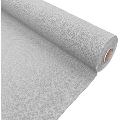 Nappe Pvc Protect Table Moletton Doux Antidérapant AntiTaches Antichoc Gris - 140x140 cm