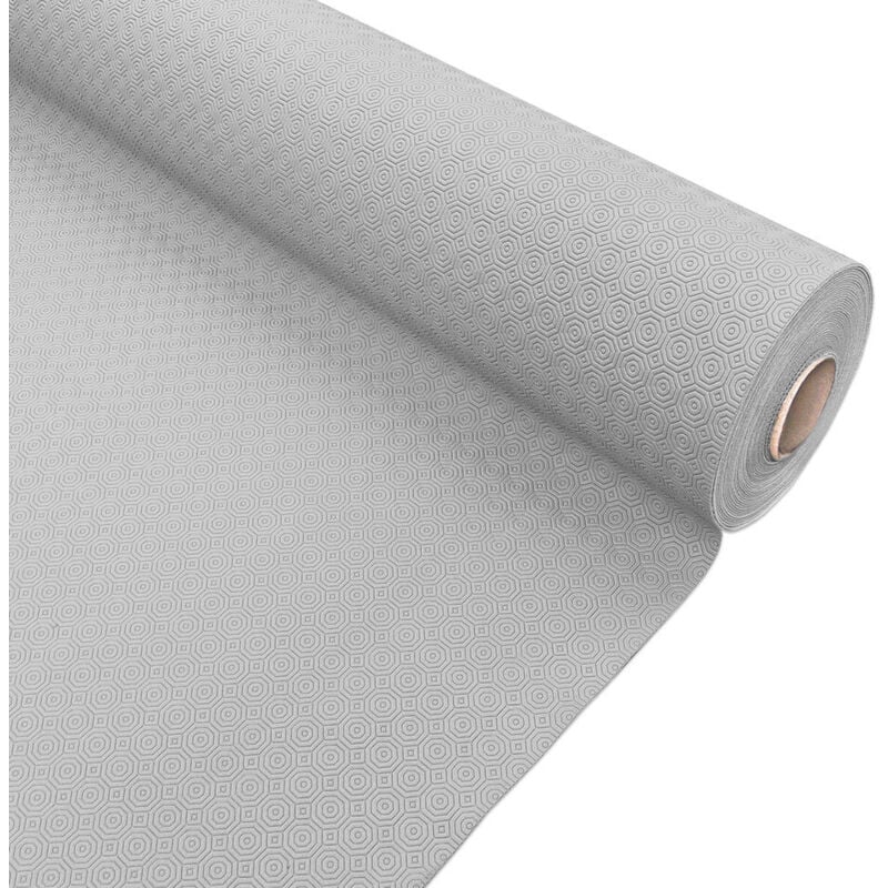 Nappe Pvc Protect Table Moletton Doux Antidérapant AntiTaches Antichoc Gris - 140x160 cm