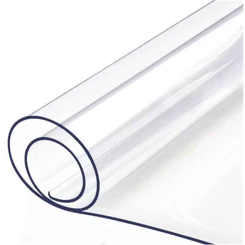 Nappe Transparente Epaisseur 1,4 MM 140X250CM 100% PVC Caoutchouc