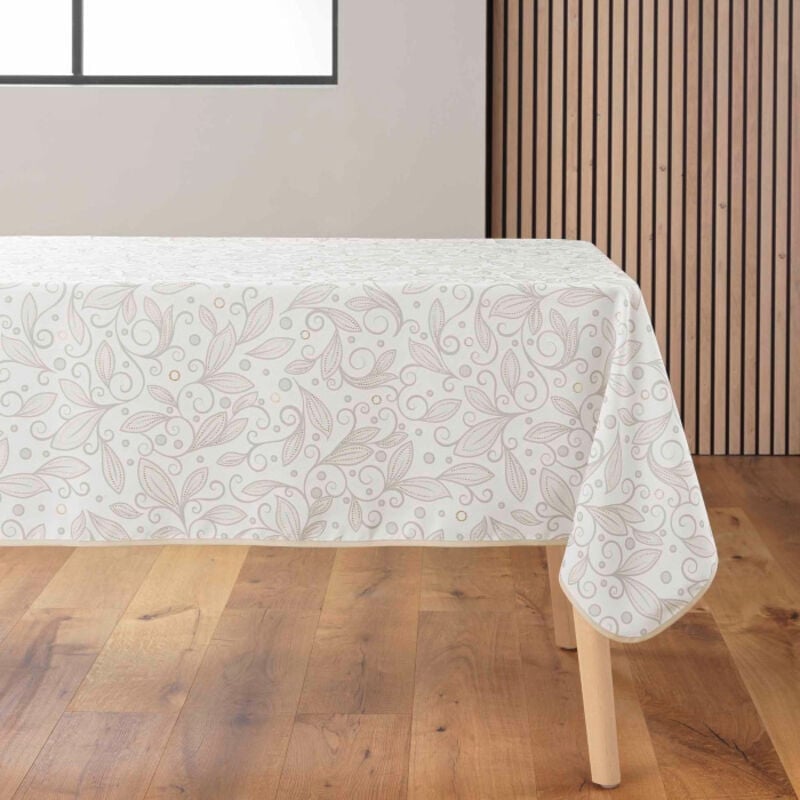 Douceur D'intérieur - Nappe rectangle 145 x 240 cm polyester imprime metallise leya Sans