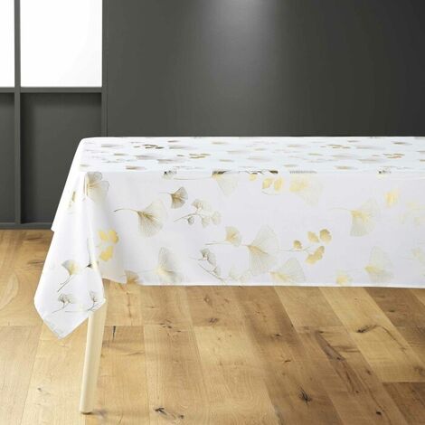 Nappe Rectangle Polyester 180x300 Blanche