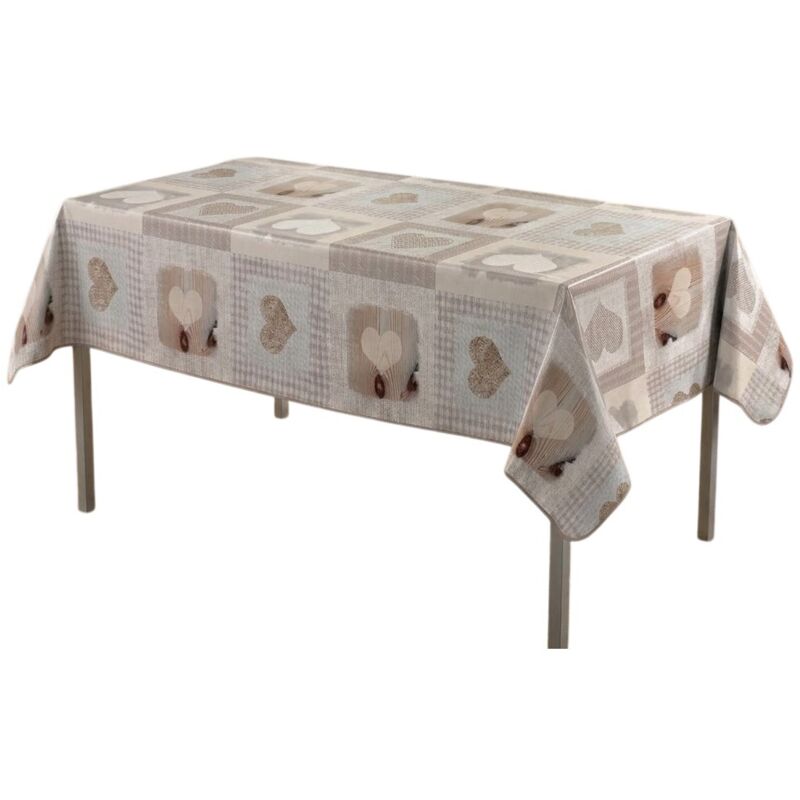 Nappe rectangle patchwork Cosy coeur
