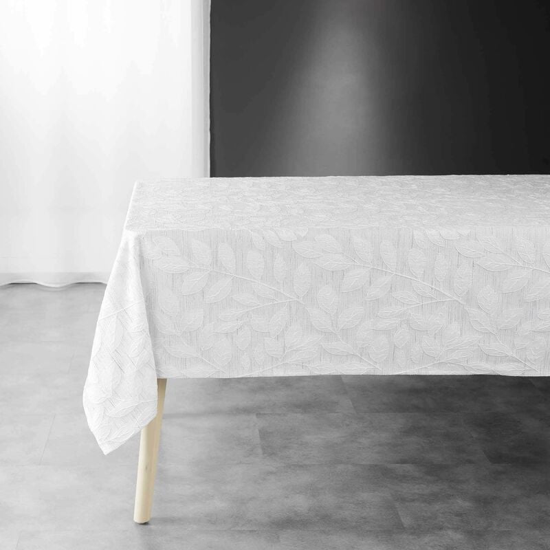Douceur D'intérieur - Nappe rectangulaire en jacquard gipsy, 140 x 240 cm