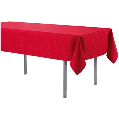 Nappe rectangle Maillon Rouge 140 x 300 cm