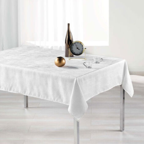 Nappe Rectangulaire "Alisson" 140x300cm Blanc