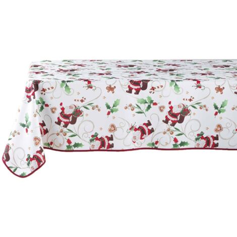 Nappe rectangulaire antitache et infroissable PÈRE NOËL