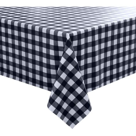 Nappe rectangulaire, couverture de table en PVC anti-brûlure et résistante à l'huile, décoration de table de cuisine à domicile