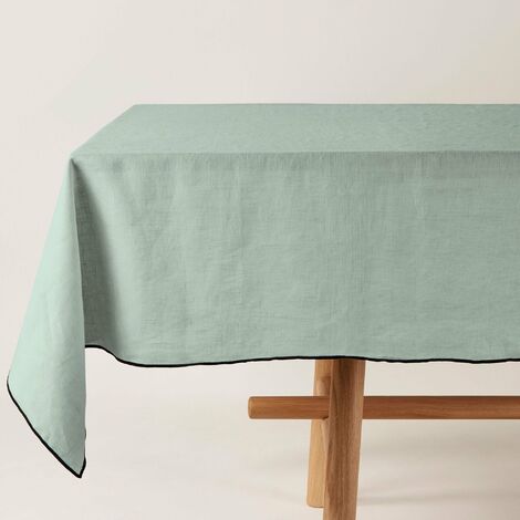 Nappe rectangulaire en Lin lavé légèrement froissé CARLINA