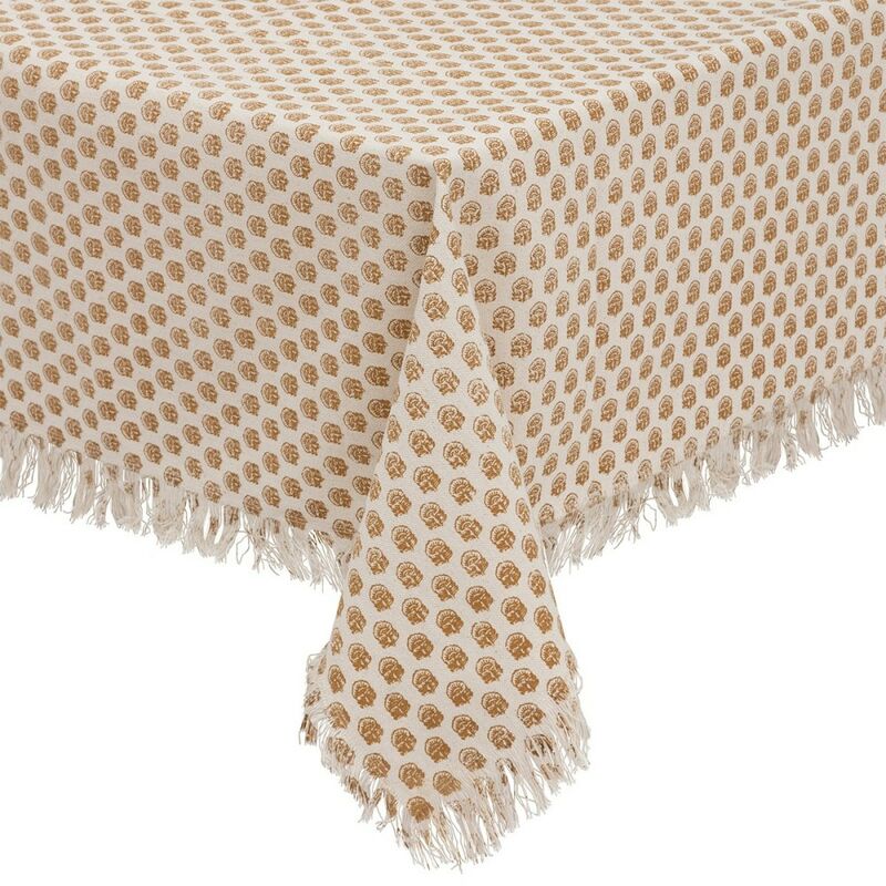 Atmosphera - Nappe rectangulaire Maha Indie 150x250 cm coton