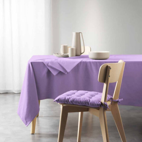 Nappe Rectangulaire "Mistral" 140x240cm Lilas
