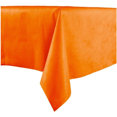 Nappe Rectangulaire Plastifiée 137x183cm Orange