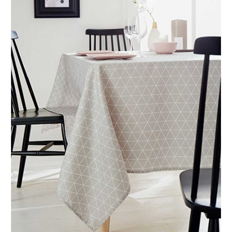 Nappe Rectangulaire "Scandinave" Beige 150x200 cm