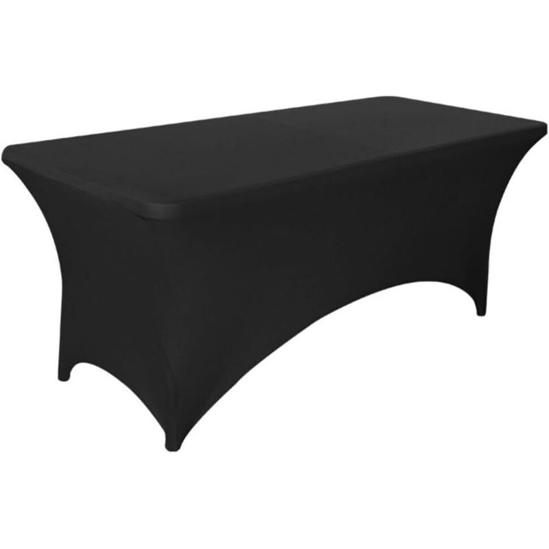 Nappe Rectangulaire Stretch, Nappe en Spandex Nappes Elastique Nappe de Table Extensible Infroissables pour Fête Mariage Banquet Anniversaire