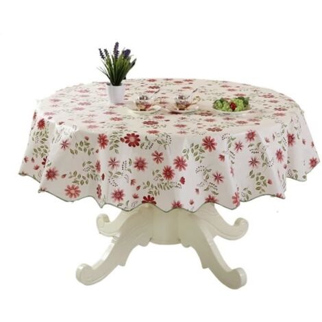 Nappe ronde de restaurant de couleur pure de 150 cm ,vent