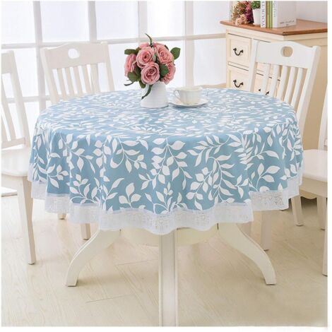 Nappe Ronde En Plastique Imperméable Et Réutilisable, Idéale Pour Les Pique-Niques En Intérieur Et En Extérieur, Diamètre 220Cm