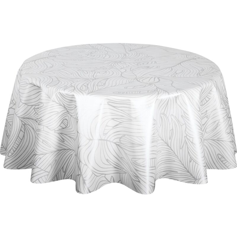 Nappe ronde en toile cirée nacrée NERV Nappe ronde en toile cirée nacrée NERV