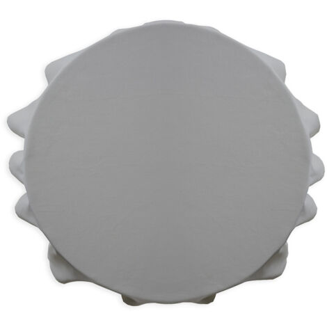 Nappe ronde - Gris - D 180 cm - Livraison gratuite