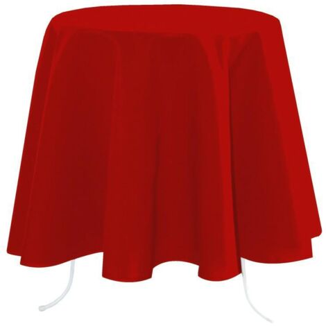 Nappe ronde NELSON 180 cm rouge