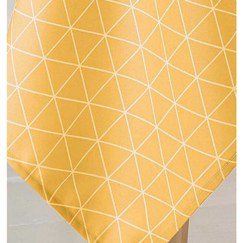 Homemaison - Nappe ronde 'Scandinave' Jaune tournesol 180 cm