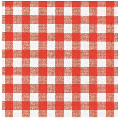 Nappe Rouleau Manhattan Avanti Rouge Blanc 20mx140cm - D-c-table
