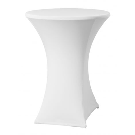 Nappe traiteur ronde Symposium dia. 70 cm - blanc